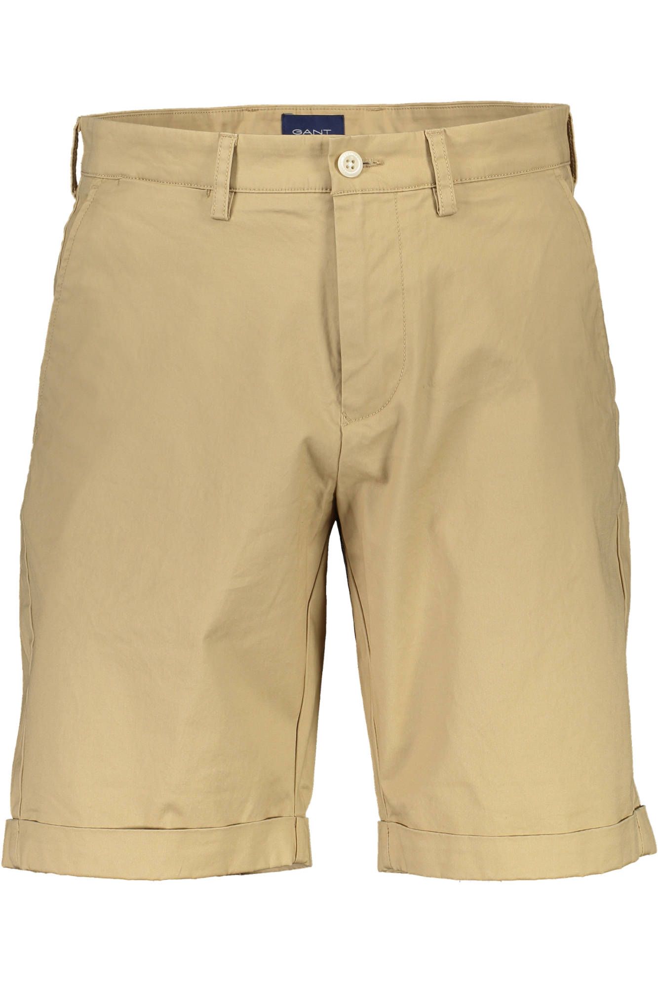 Organic Cotton Beige Bermuda Shorts