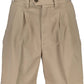 Chic Beige Organic Cotton Bermuda Shorts
