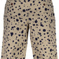 Elegant Beige Bermuda Shorts with Logo Detail