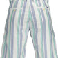 Elegant White Cotton Bermuda Shorts