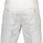 Elegant White Bermuda Shorts with Classic 5-Pocket Design