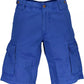 Chic Summer Bermuda Shorts in Classic Blue