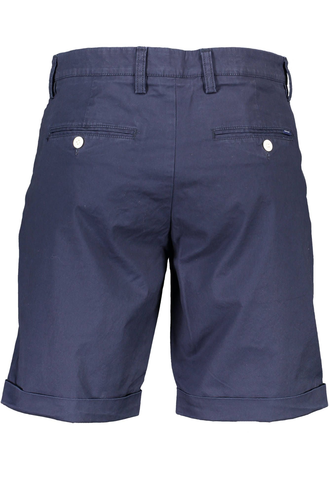 Chic Blue Bermuda Shorts with Stretch for Men