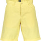 Sunny Yellow Cotton Bermuda Shorts