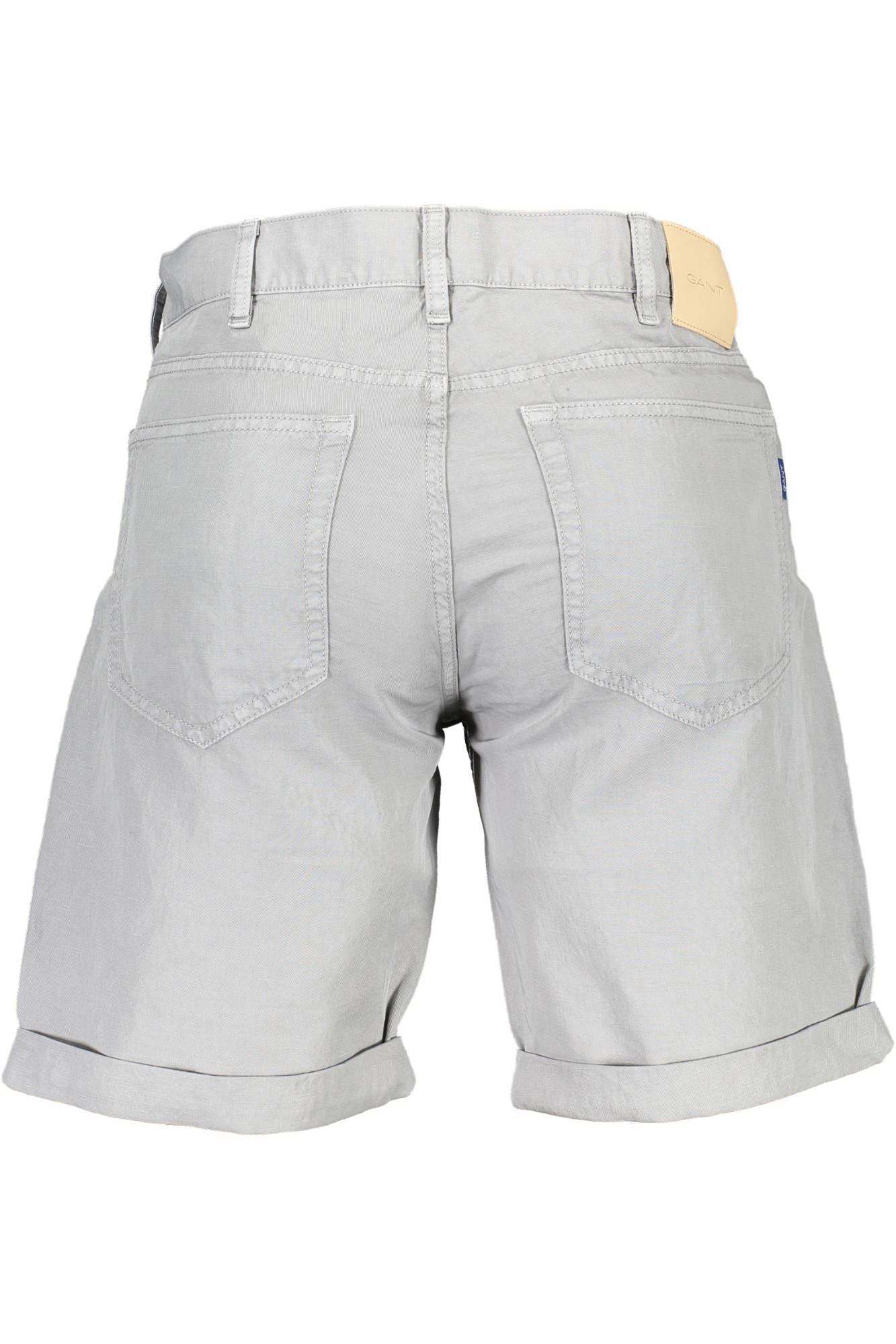 Chic Gray 5-Pocket Bermuda Shorts