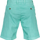 Chic Green Cotton Bermuda Shorts
