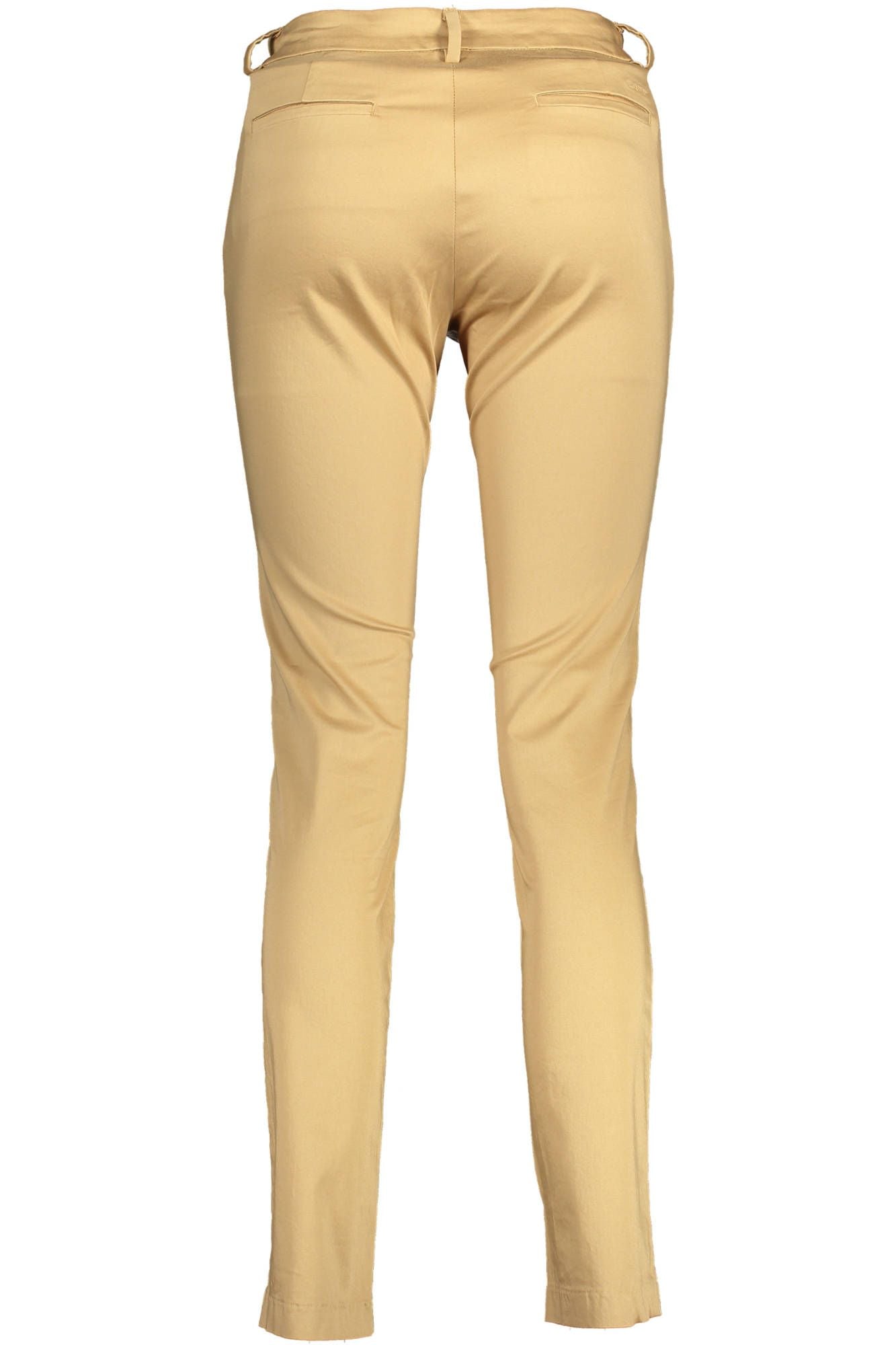 Elegant Beige Cotton Trousers