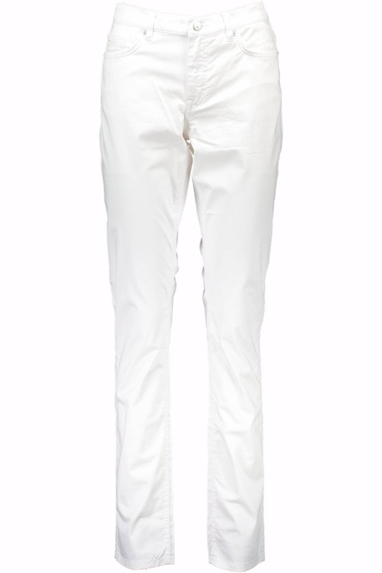 Chic Narrow Leg White Trousers