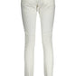 Elegant White Cotton Trousers
