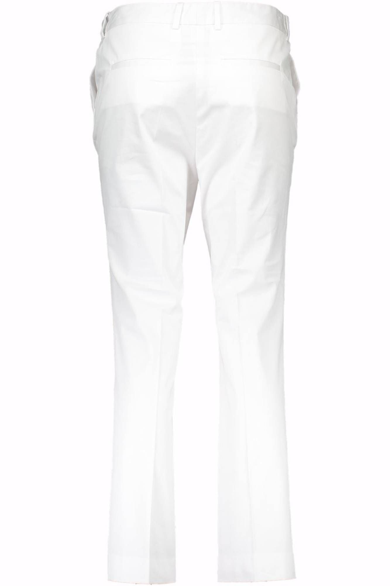 Chic White Cotton Trousers with Gant Logo