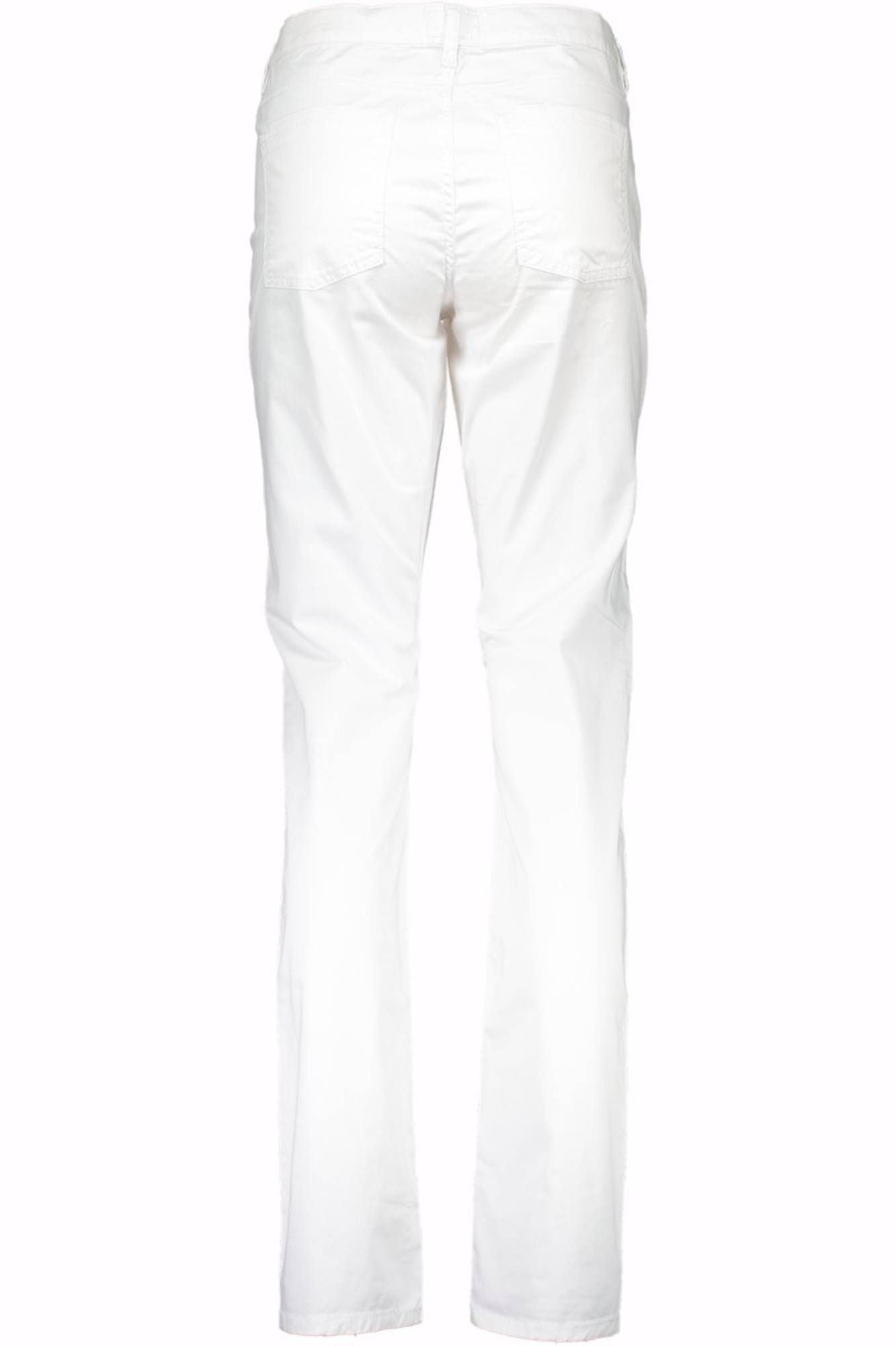 Chic Narrow Leg White Trousers