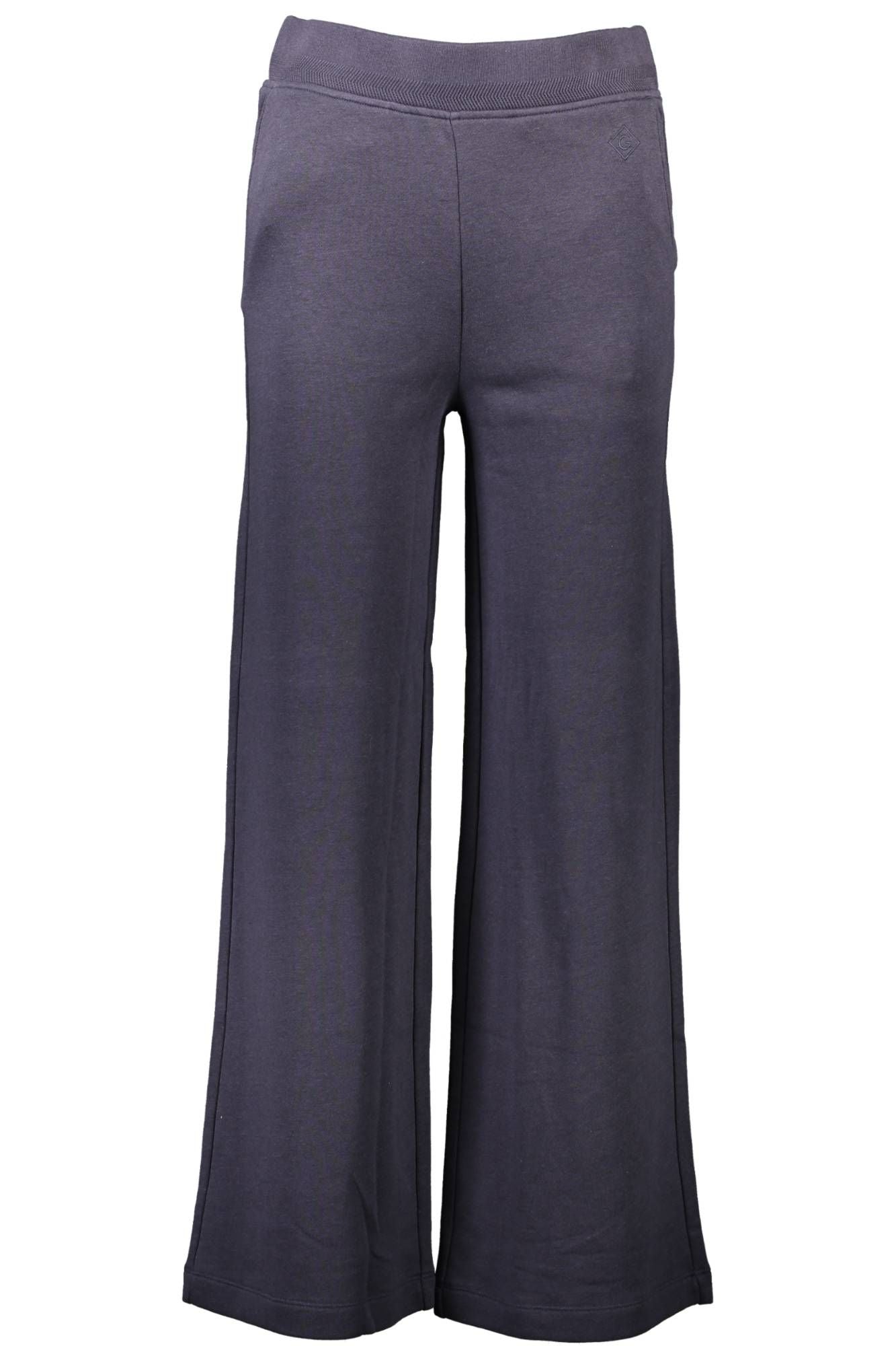 Chic Sportive Wide-Leg Trousers with Logo Detail