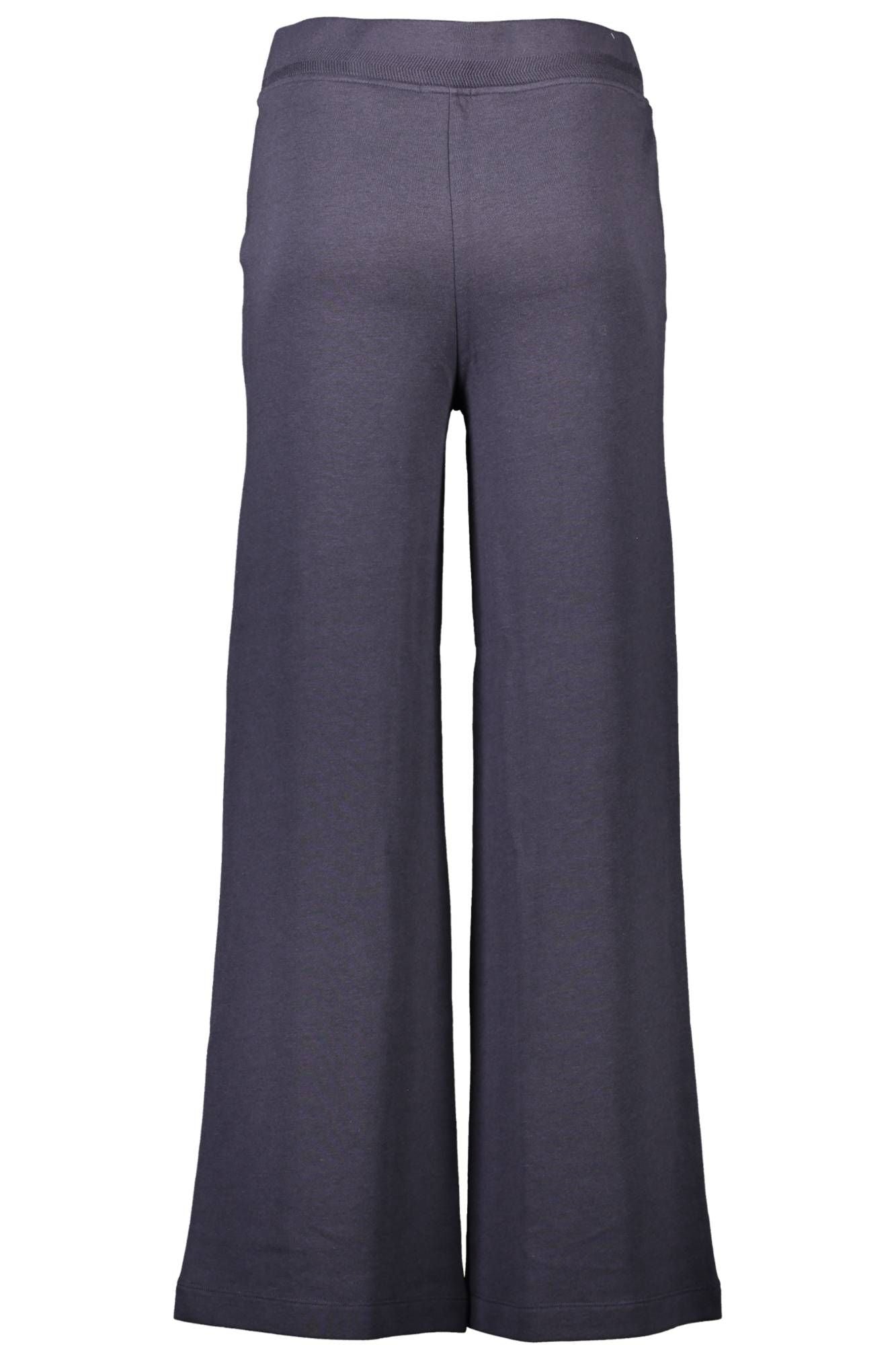 Chic Sportive Wide-Leg Trousers with Logo Detail