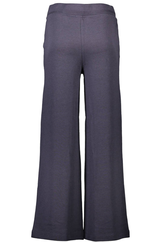 Chic Sportive Wide-Leg Trousers with Logo Detail