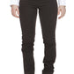 Chic Narrow Leg Brown Trousers