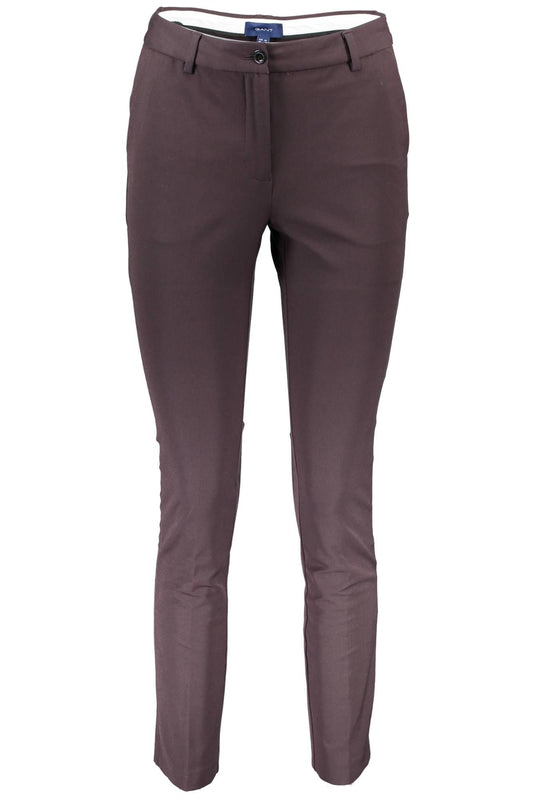 Elegant Four-Pocket Cotton Trousers