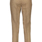 Chic Brown Four-Pocket Trousers