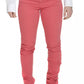 Chic Narrow Leg Pink Trousers