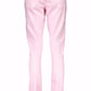 Chic Pink Narrow Leg Trousers