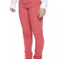 Chic Narrow Leg Pink Trousers