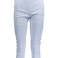 Chic Light Blue Summer Capris