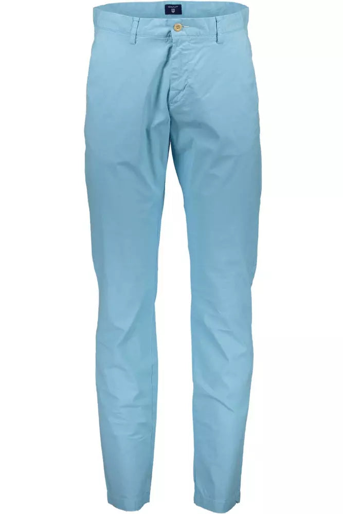 Sleek Cotton Stretch Trousers