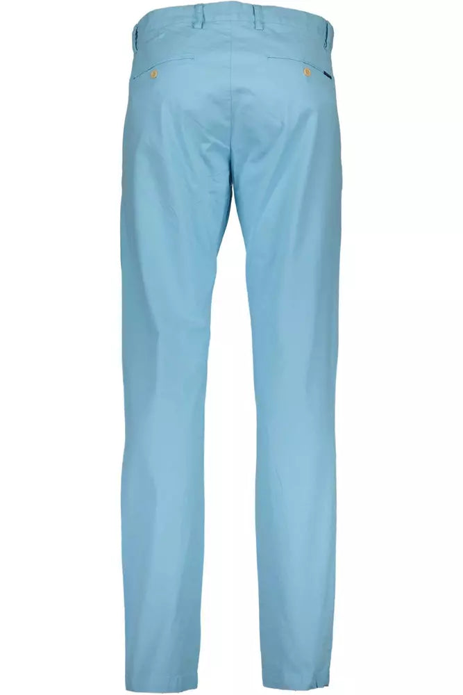 Sleek Cotton Stretch Trousers