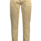 Elegant Slim Fit Beige Chinos