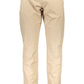 Beige Cotton Four-Pocket Trousers