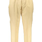 Beige Cotton Four-Pocket Trousers