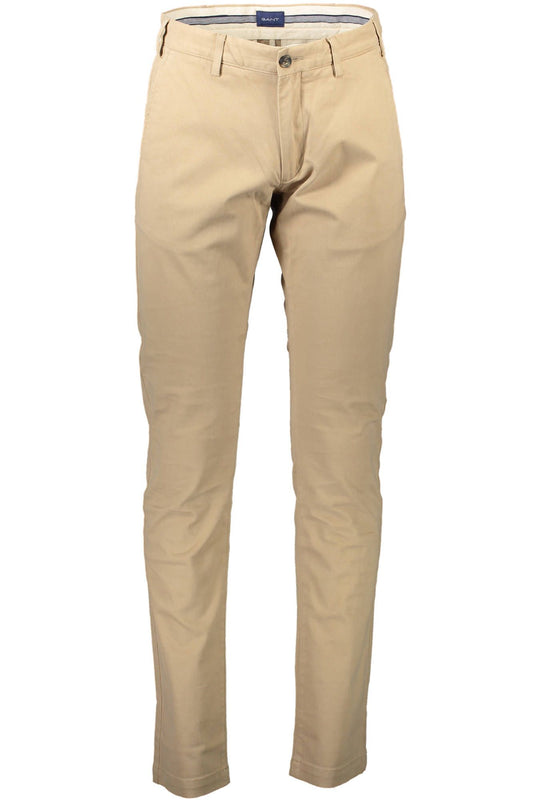 Elegant Slim Fit Trousers in Beige