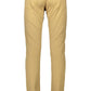 Chic Beige Cotton Trousers for Men