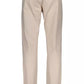 Sophisticated Beige Stretch Cotton Trousers