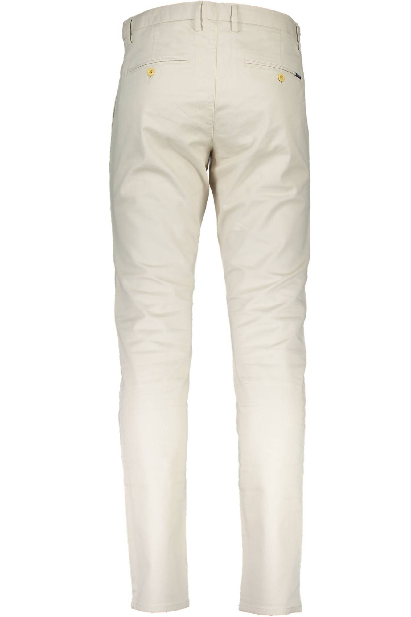 Elegant Beige Cotton Chinos