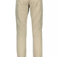 Timeless Beige Stretch Cotton Trousers