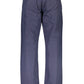 Elegant Blue Cotton Trousers for Men