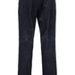 Elegant Slim-Fit Cotton Trousers - Blue