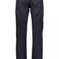 Sleek Blue Cotton Stretch Trousers