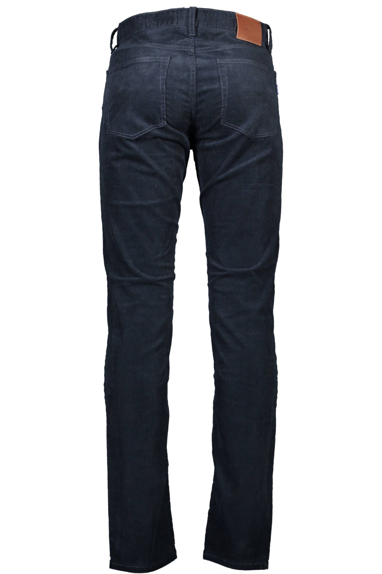 Elegant Blue Cotton Trousers