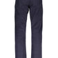 Elegant Blue Cotton Trousers for Men