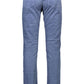 Elegant Blue Cotton Trousers for Men