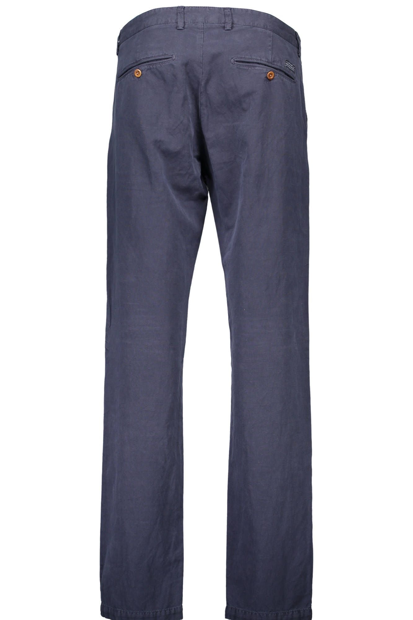 Elegant Four-Pocket Cotton Trousers