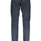 Elegant Blue Cotton Trousers with Sleek Design