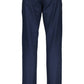 Chic Blue Cotton Trousers with Classic Logo Detail