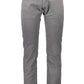 Chic Gray 5-Pocket Designer Trousers