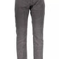 Elegant Slim Gray Trousers