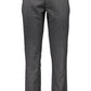 Elegant Gray 5-Pocket Trousers for Men