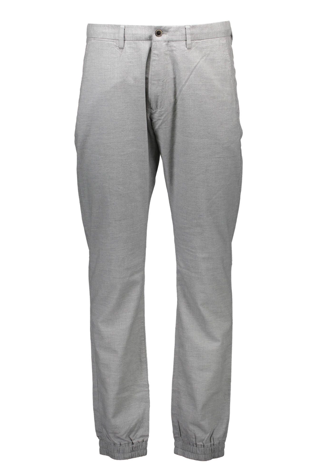 Gant Elegant Gray Cotton Trousers