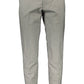 Sophisticated Gray Cotton Trousers
