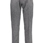 Elegant Silk Gray Trousers for Men